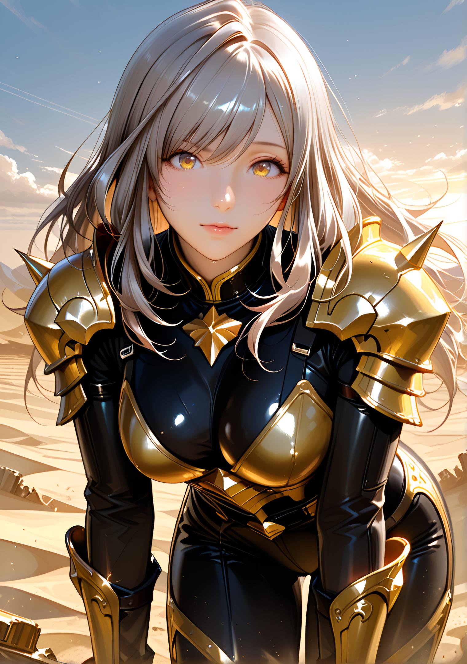 朝比奈月愛（AsahinaKagura）バトルスーツ　駄作 | の人気AIイラスト・グラビア