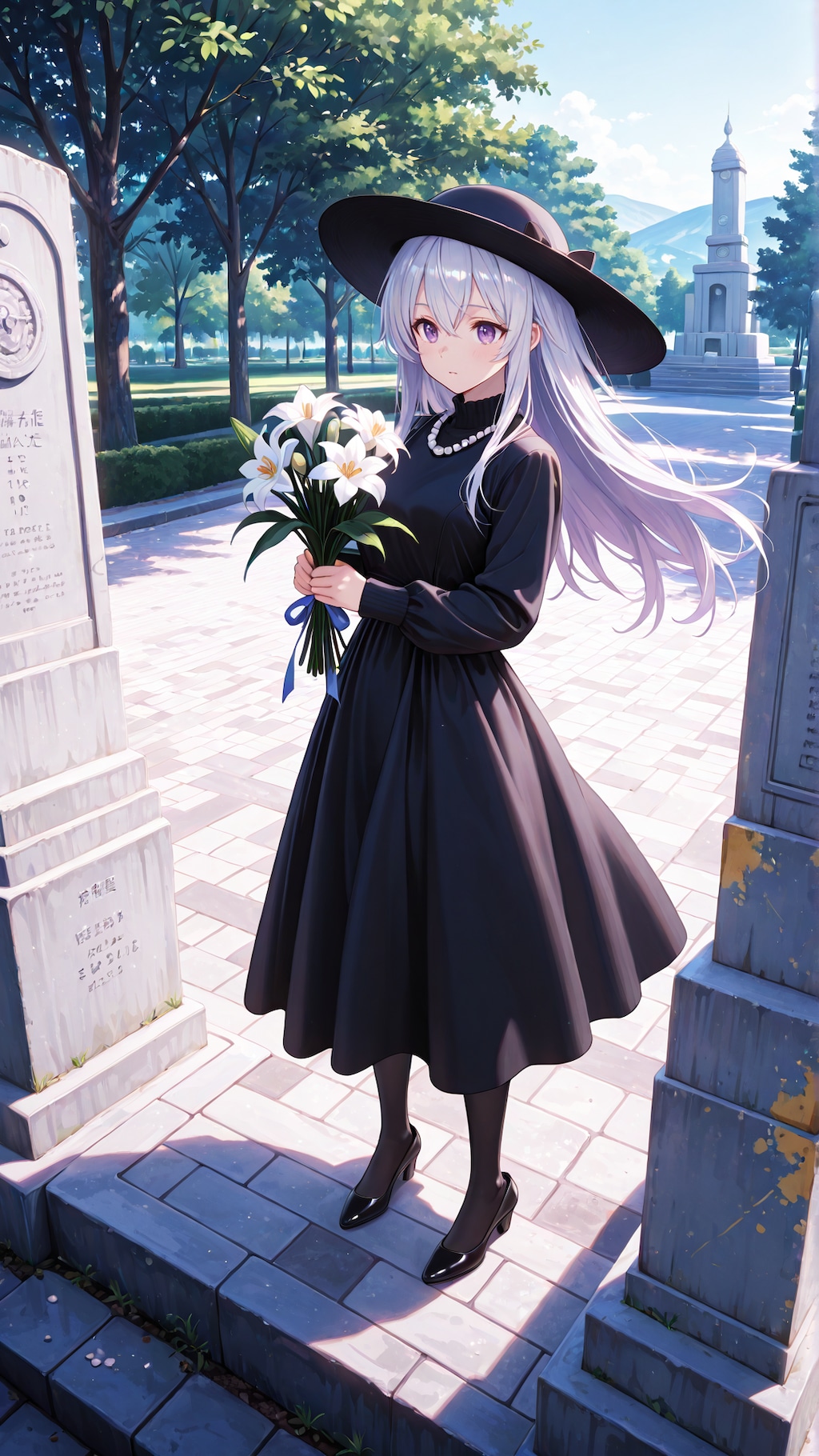 長野県北部地震へ献花