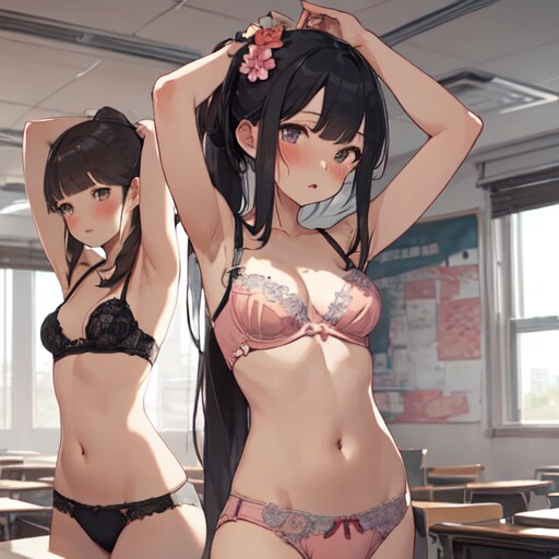 撮影用の髪飾り