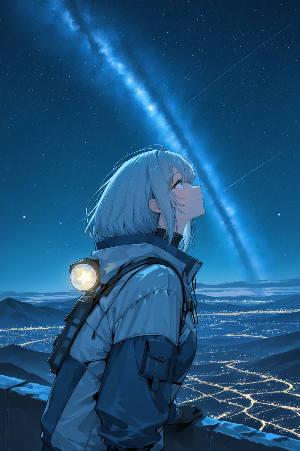 眼下に夜景