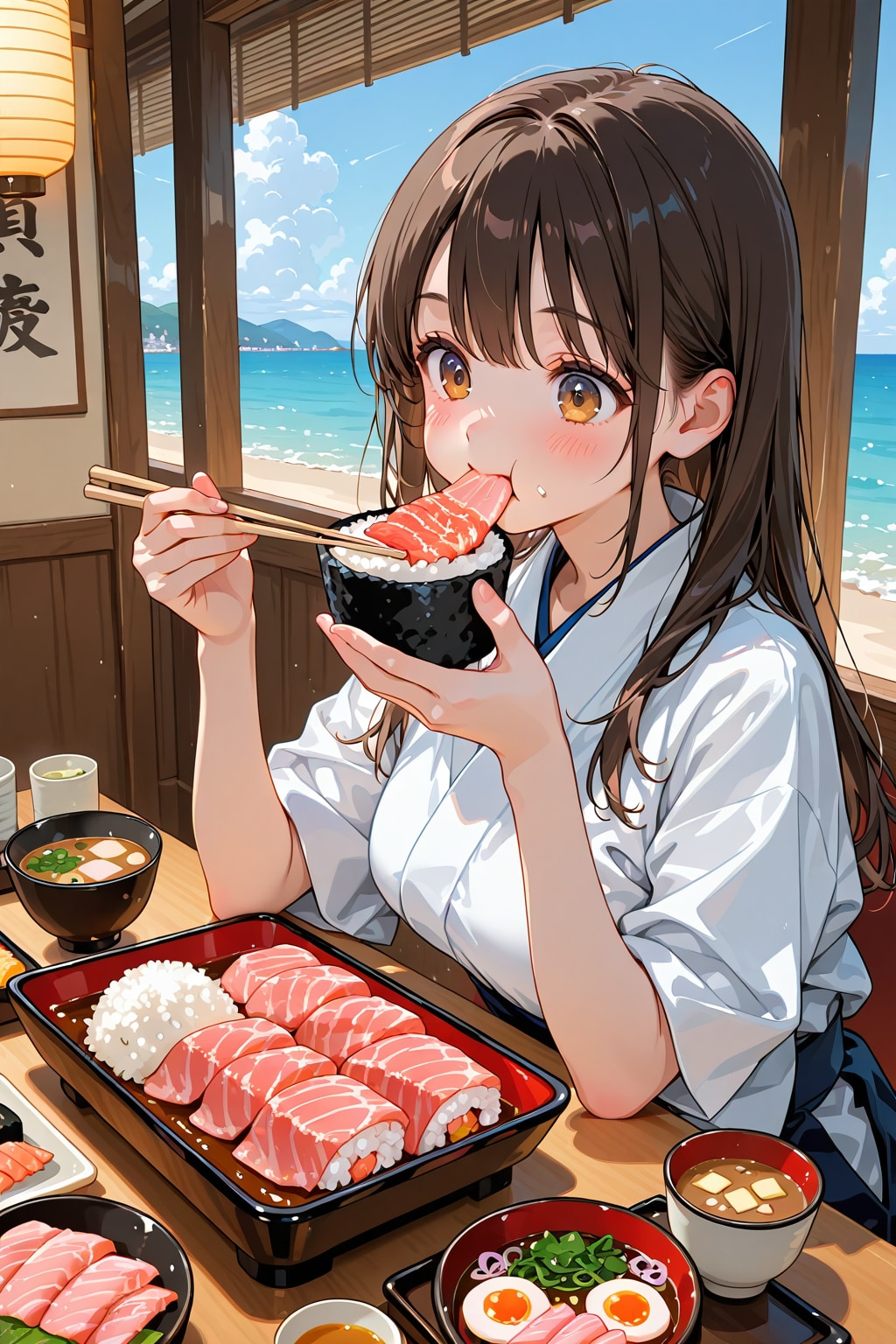 海辺の店