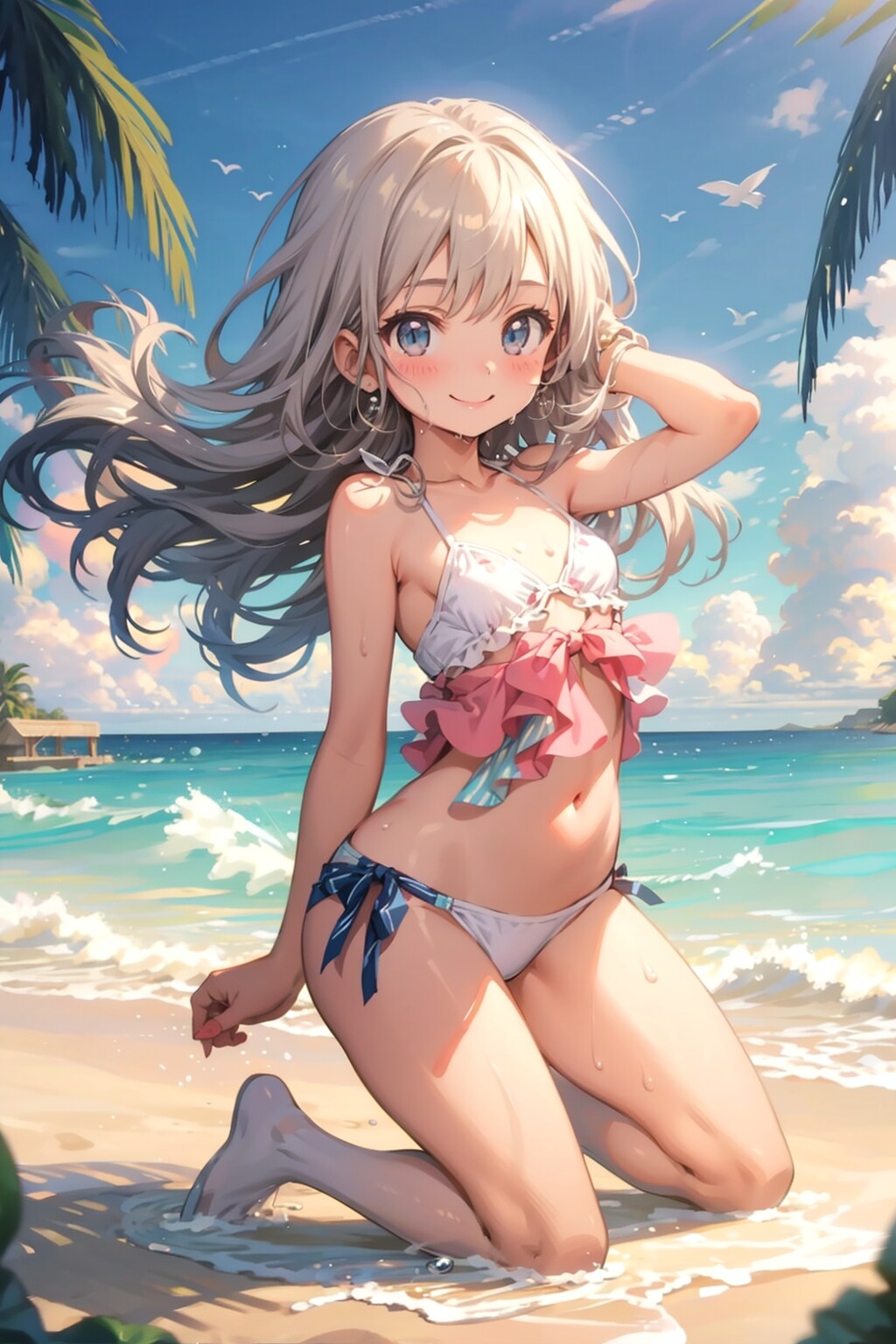 海だよー