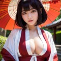 巫女コスプレで新年♪ 5枚目