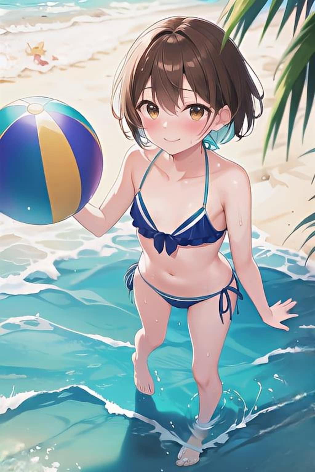 彼女と海に行った💕