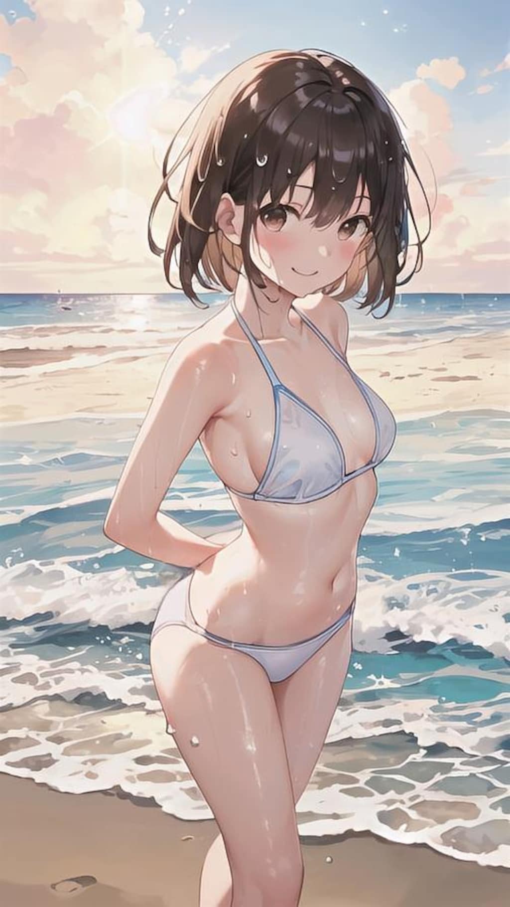 彼女と海に行った💕