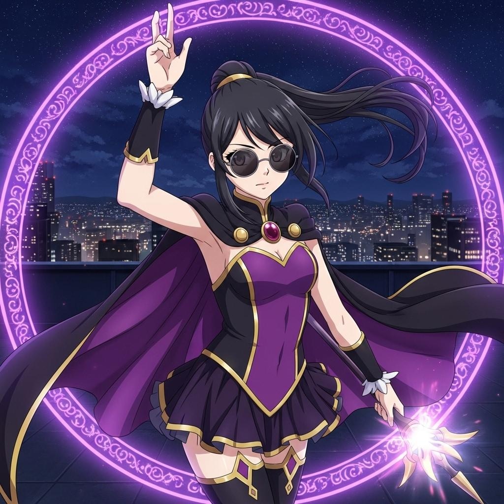 黒ぽに魔法少女