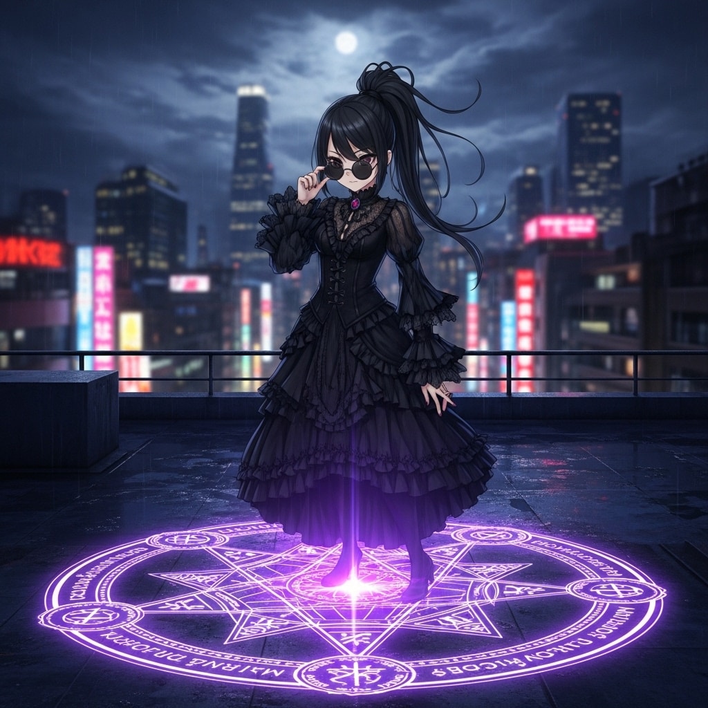 黒ぽに魔法少女