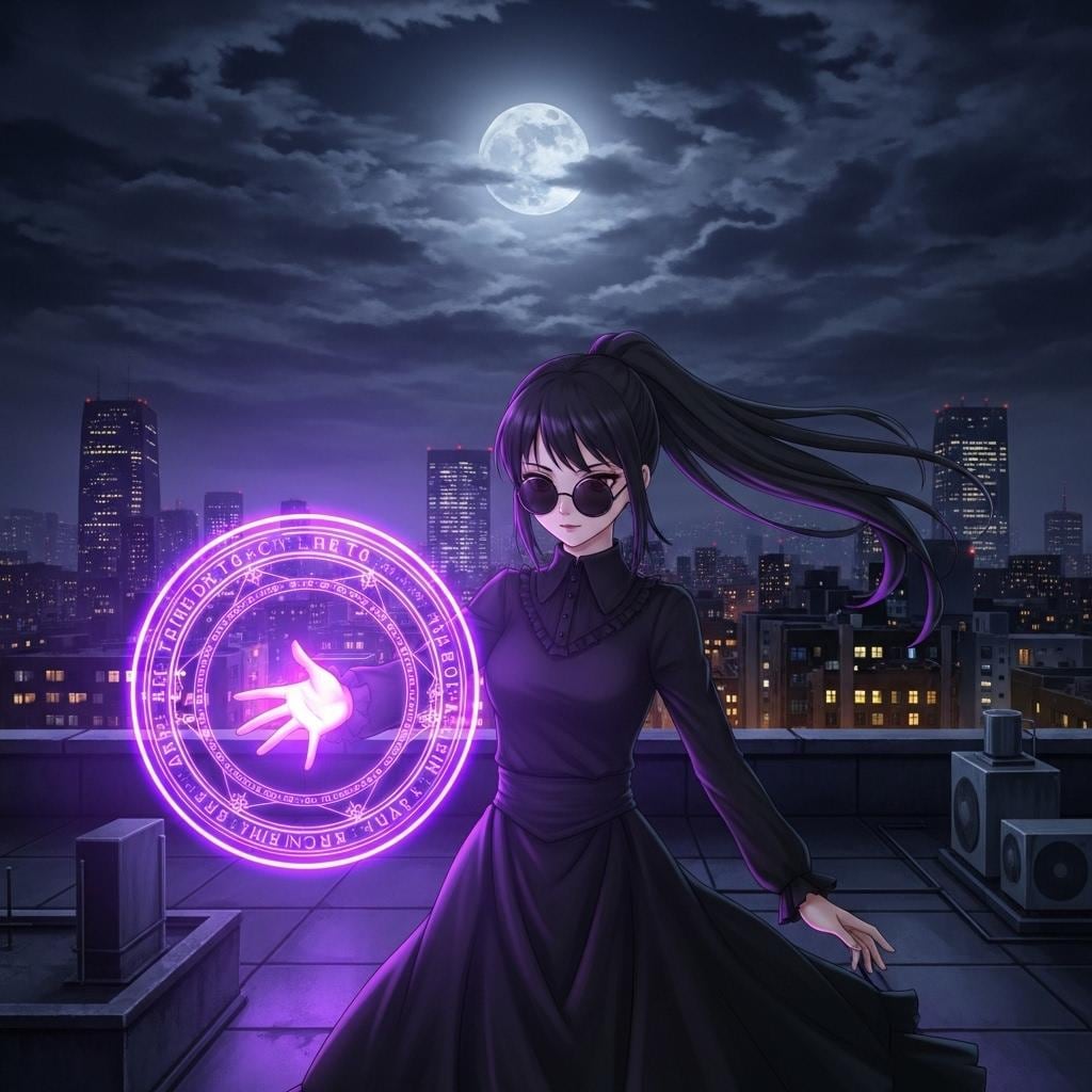 黒ぽに魔法少女