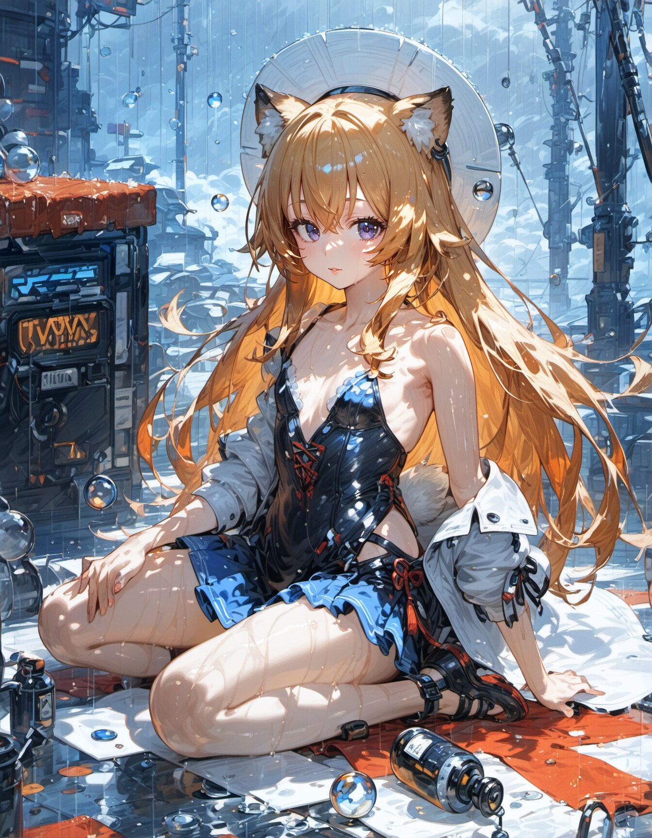 Rain in the City | の人気AIイラスト・グラビア