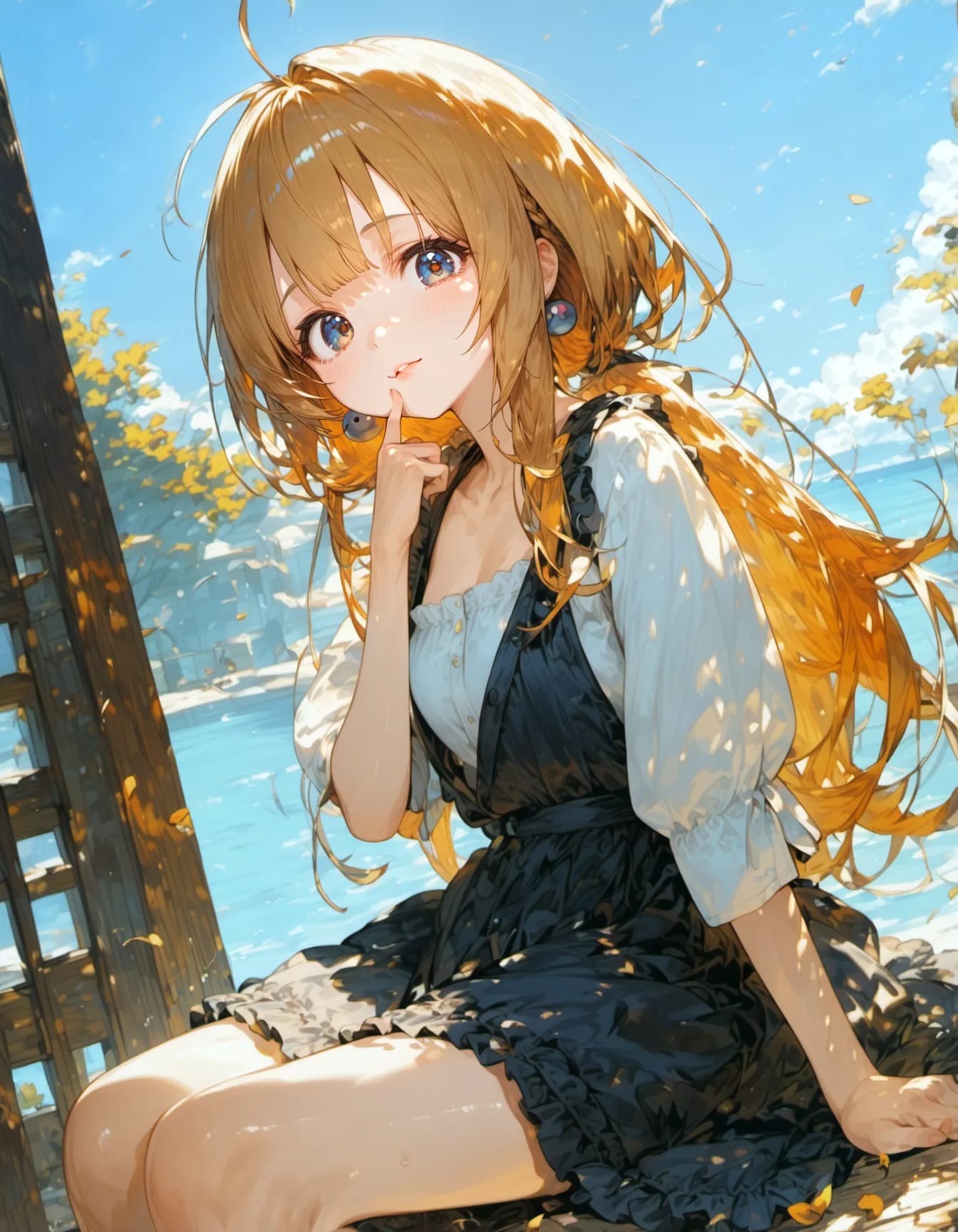 A Secret Beneath Golden Leaves