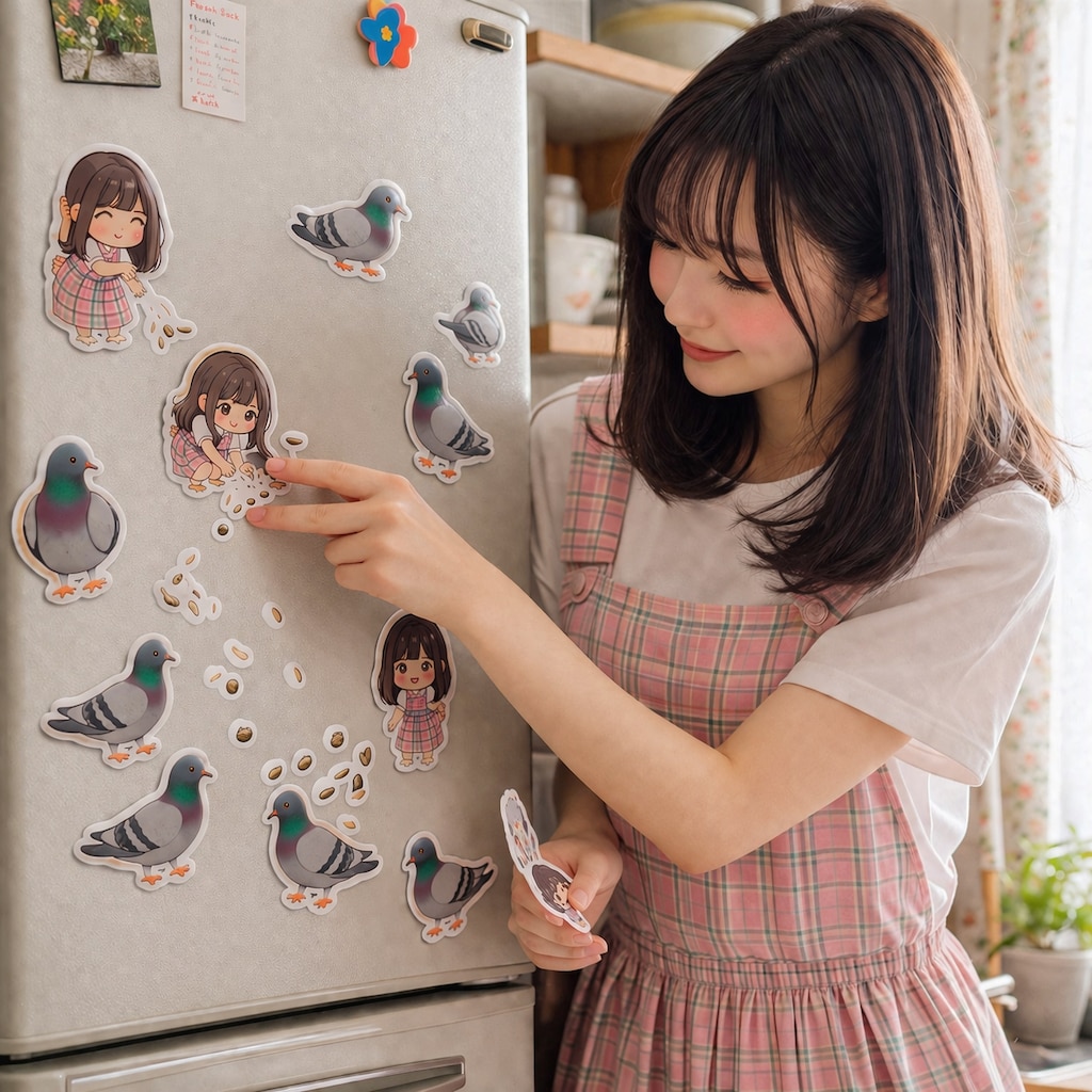思い出ペタペタ。