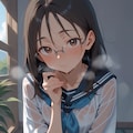 濡れた眼鏡っ子 7枚目