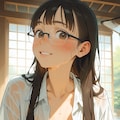 濡れた眼鏡っ子 12枚目