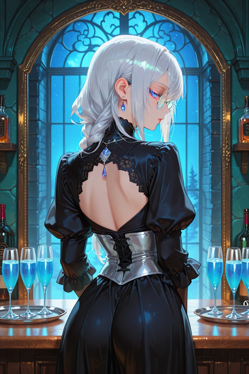 蒼月のカウンター