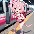 通学中のねこちゃん！！ 2枚目