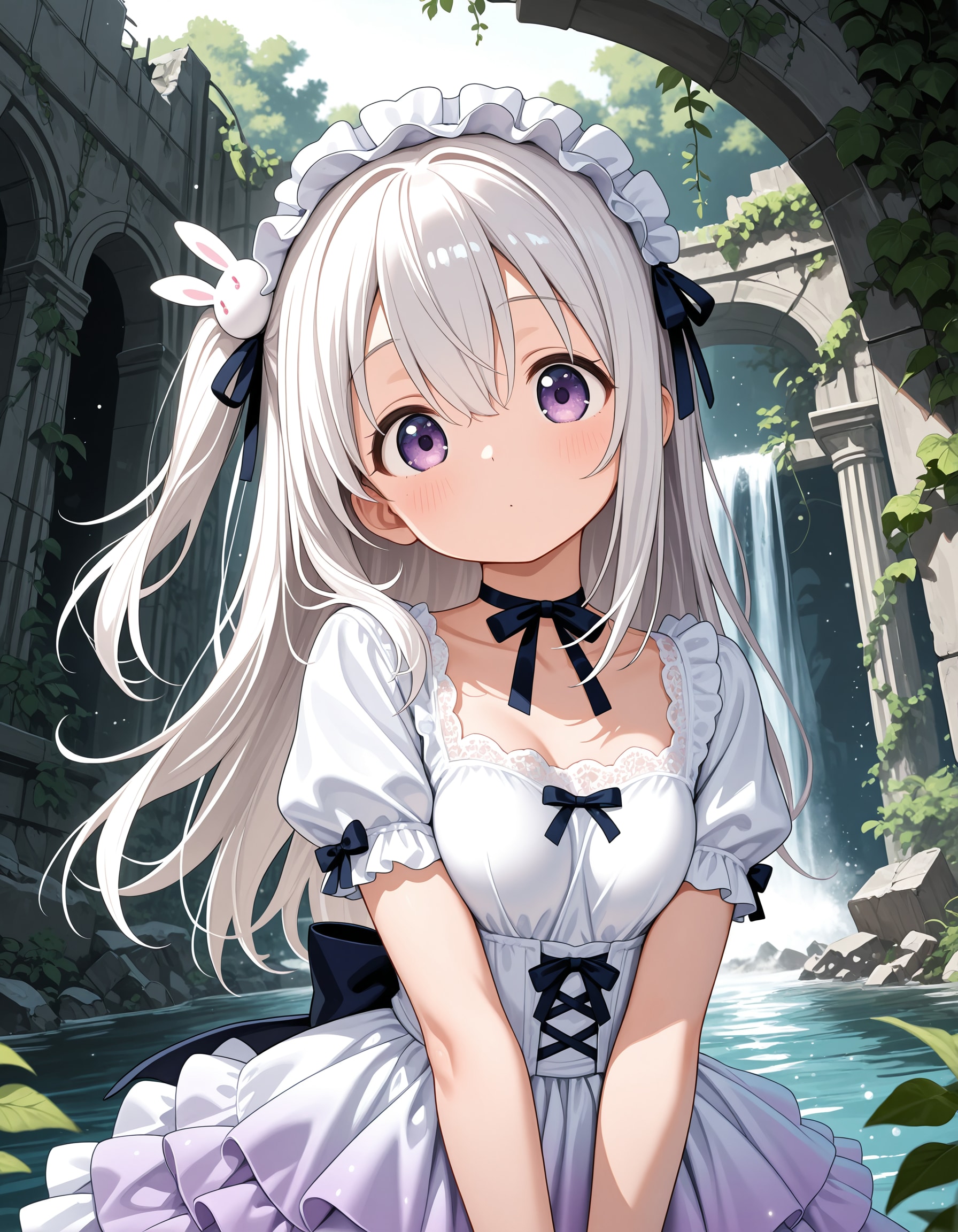ドレスの女の子5 | の人気AIイラスト・グラビア