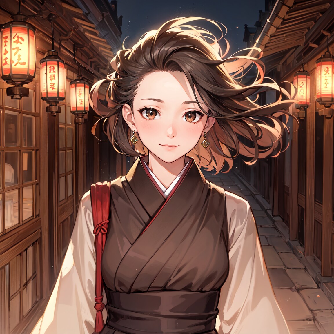 夜明け前のおかみさん