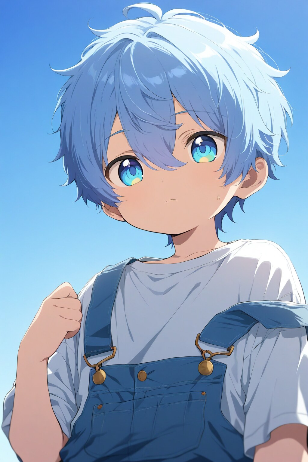 青色の子 4歳 | の人気AIイラスト・グラビア