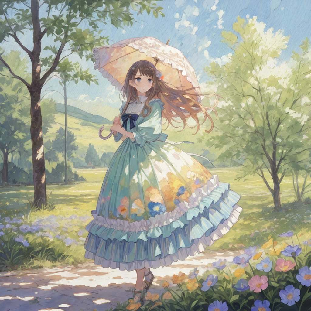 春のお散歩 | の人気AIイラスト・グラビア