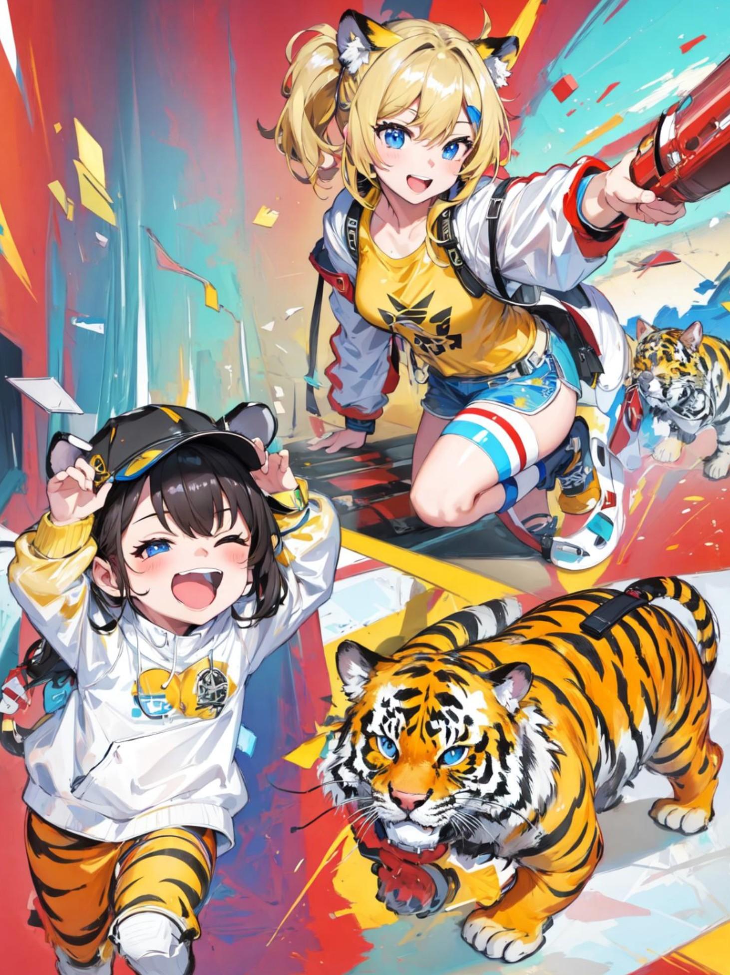 アゲアゲな２人組