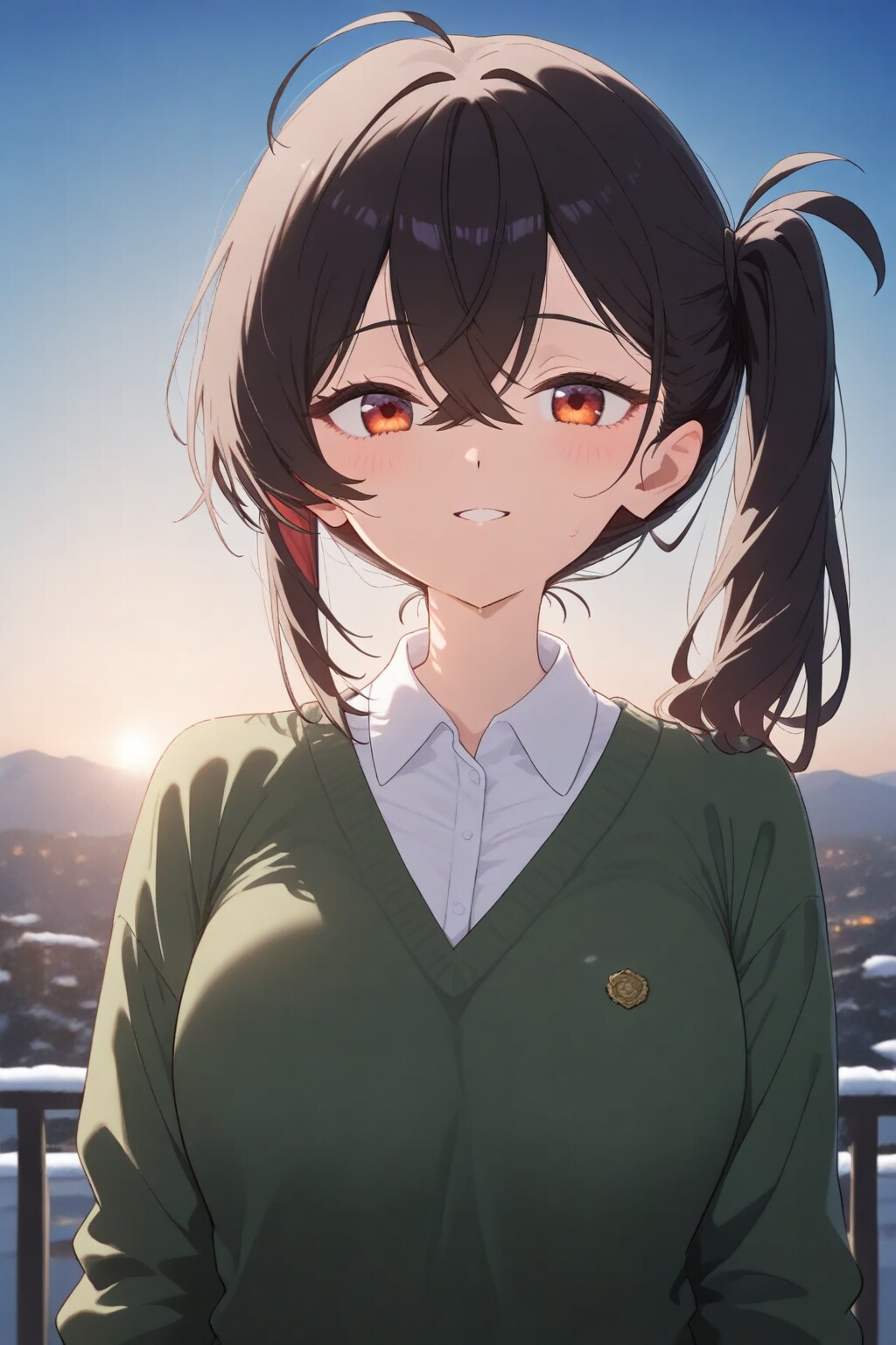 サイドポニーテール 女性23歳