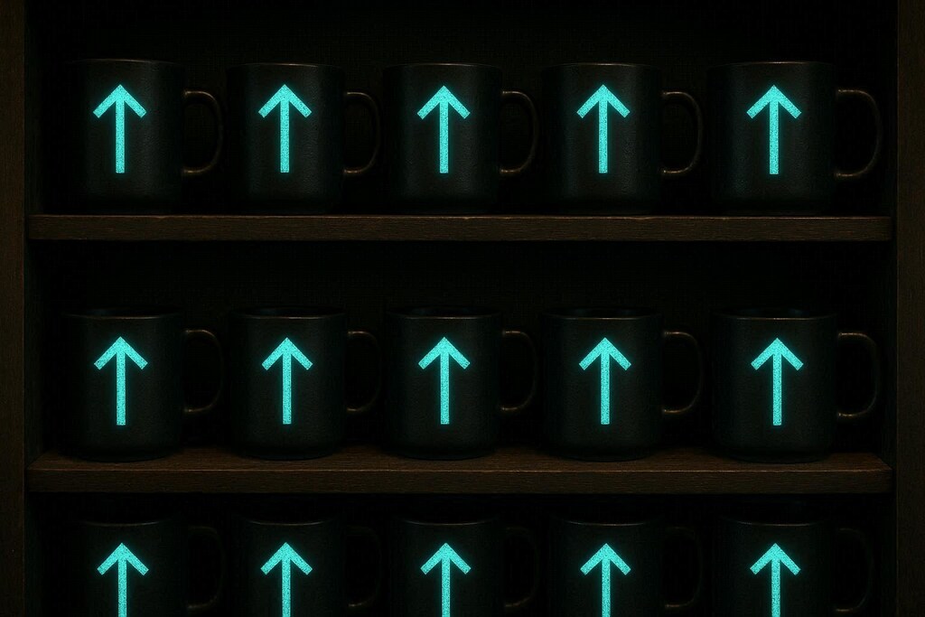 テイワズのマグカップ売り場