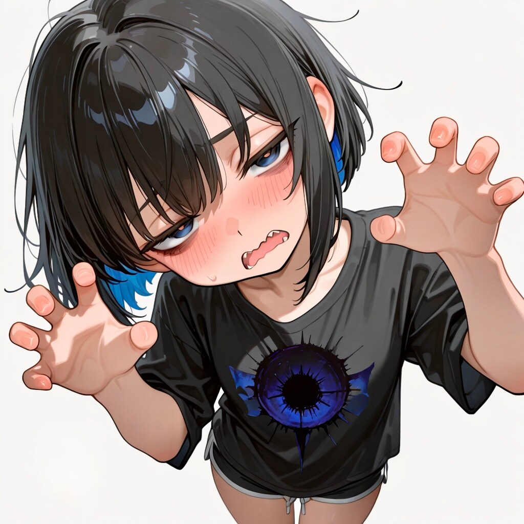 に、にいちゃん…がおー…