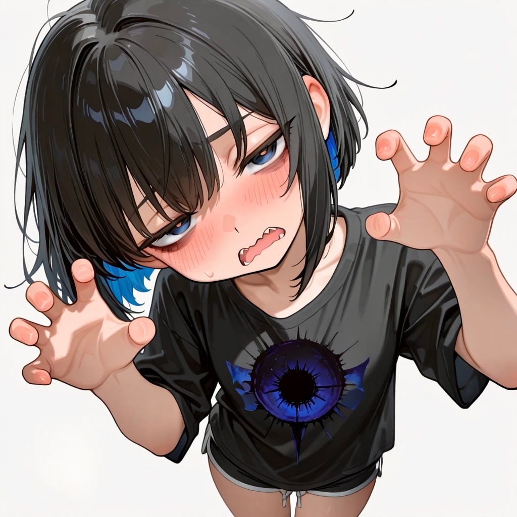 に、にいちゃん…がおー…