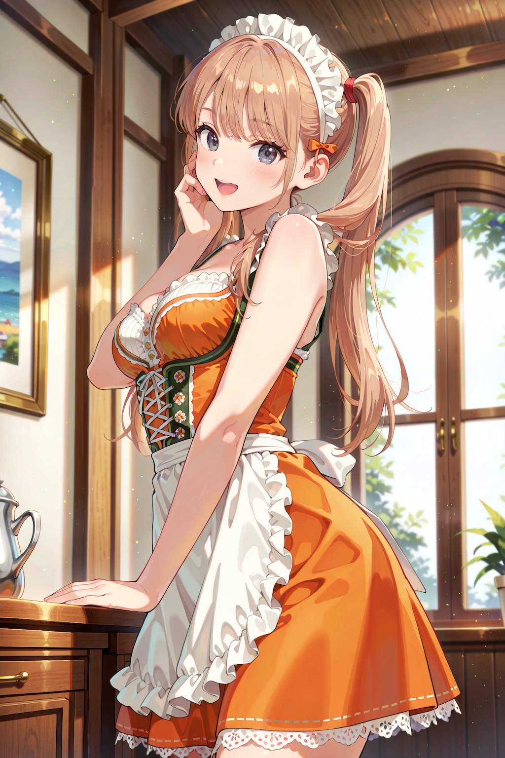 【撮影会】洋館のディアンドル娘 Z617