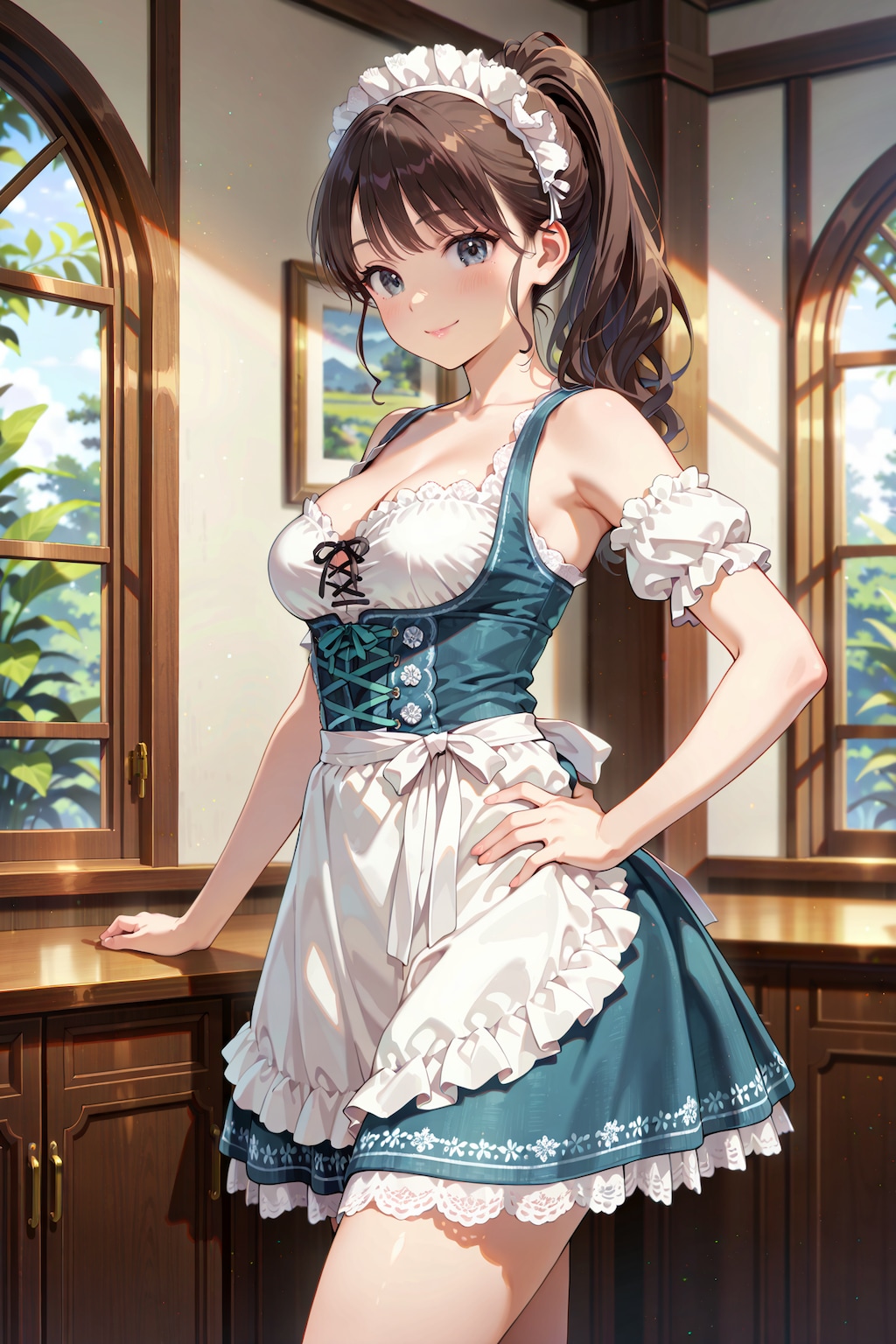 【撮影会】洋館のディアンドル娘 Z617