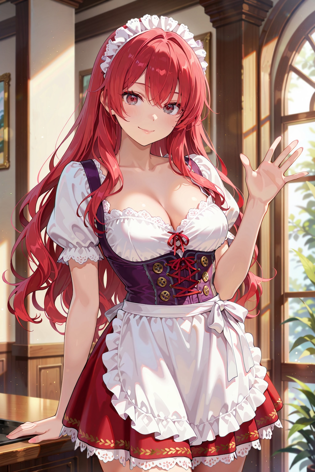 【撮影会】洋館のディアンドル娘 Z617
