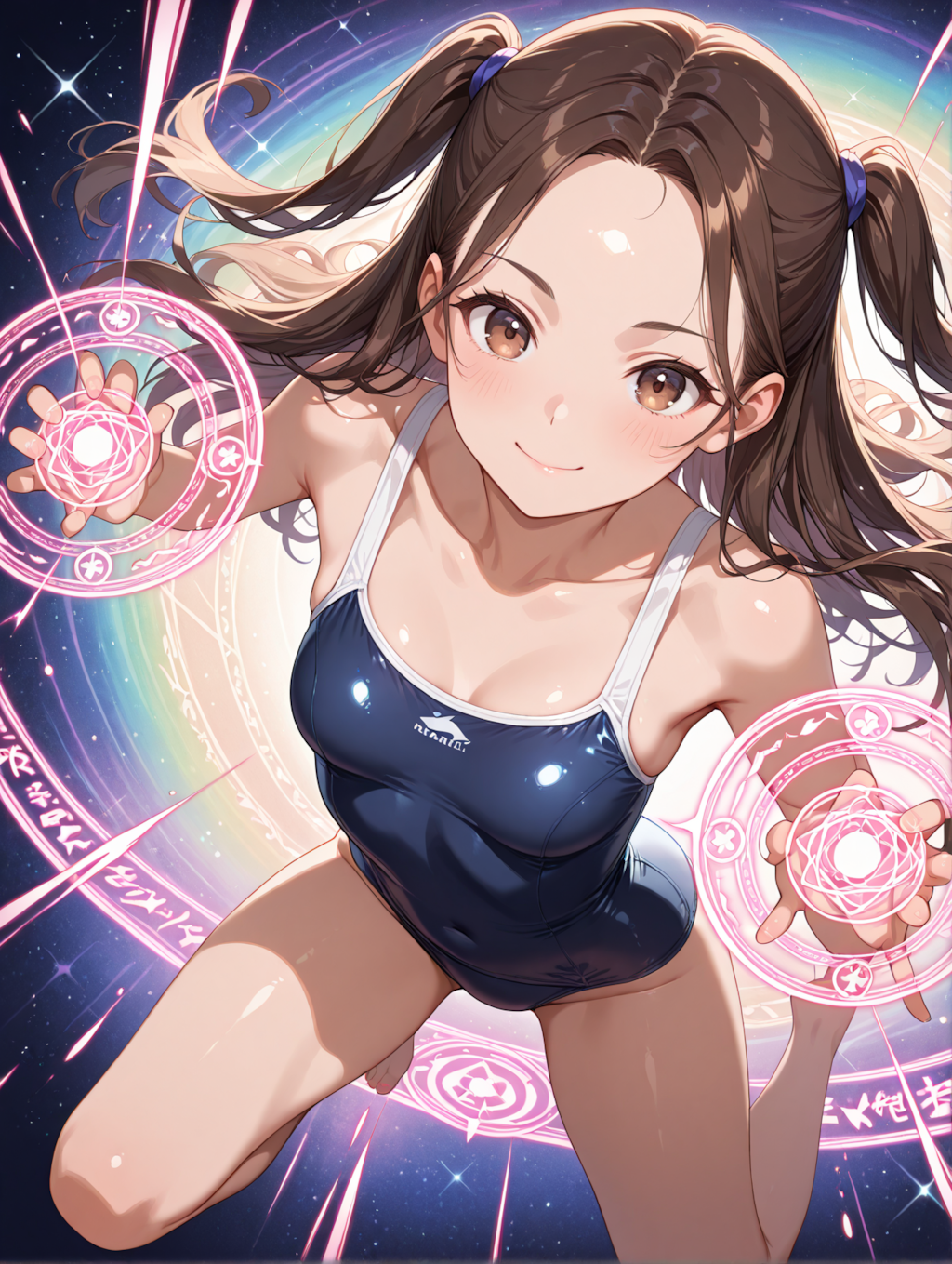 魔法娘４のスクール水着