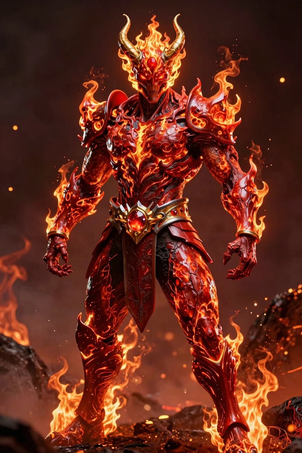 炎の魔人 | の人気AIイラスト・グラビア