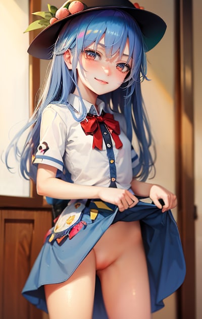 ノーパンたくし上げ