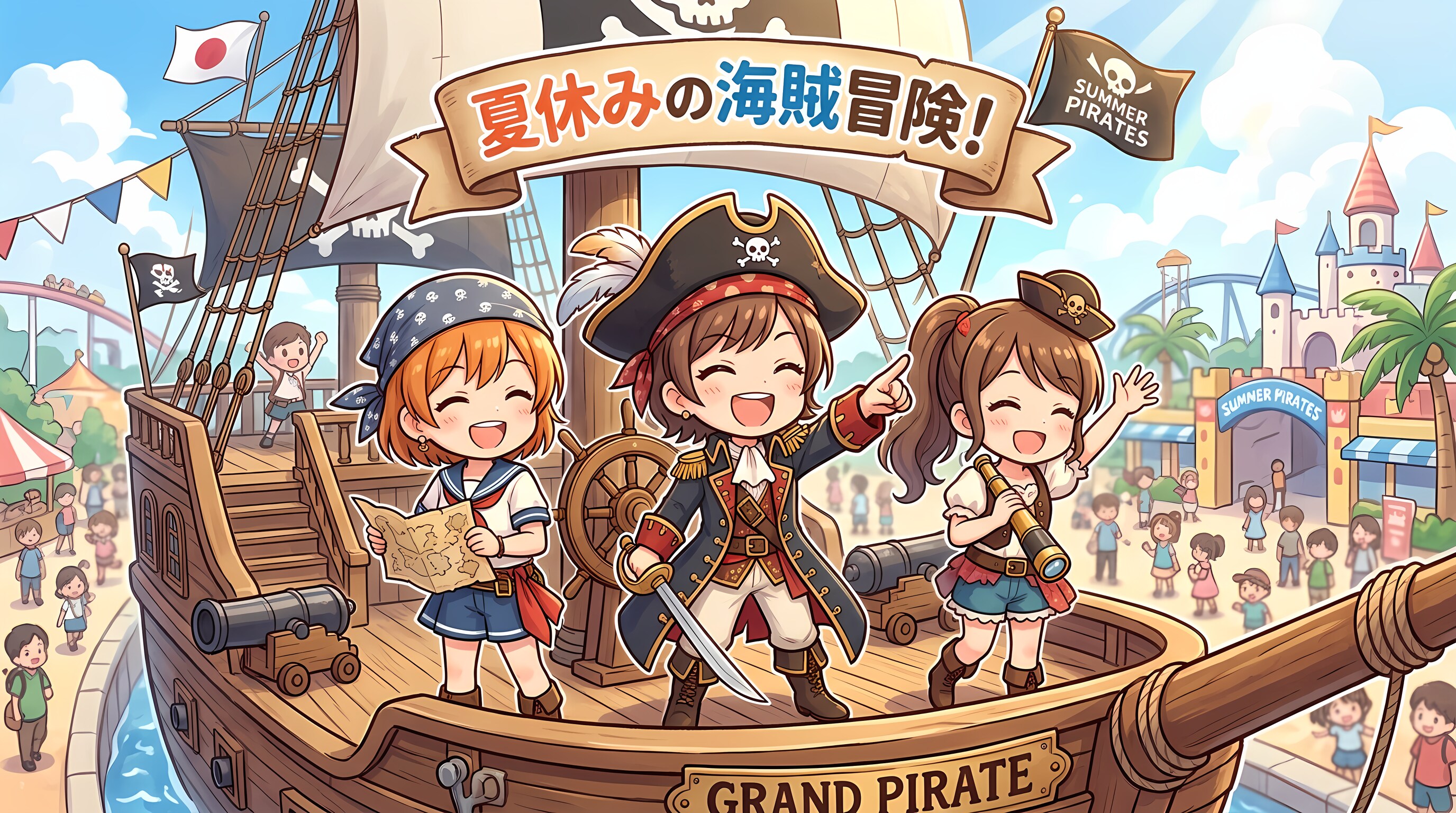 【侵略！おっパイレーツ２】 | の人気AIイラスト・グラビア