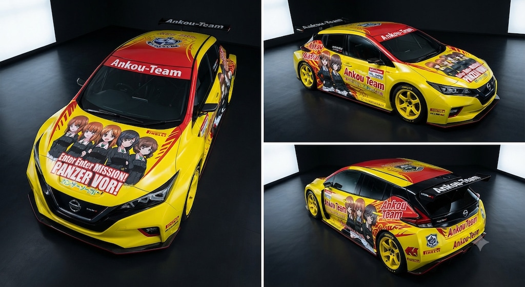 ガルパン痛車リーフ
