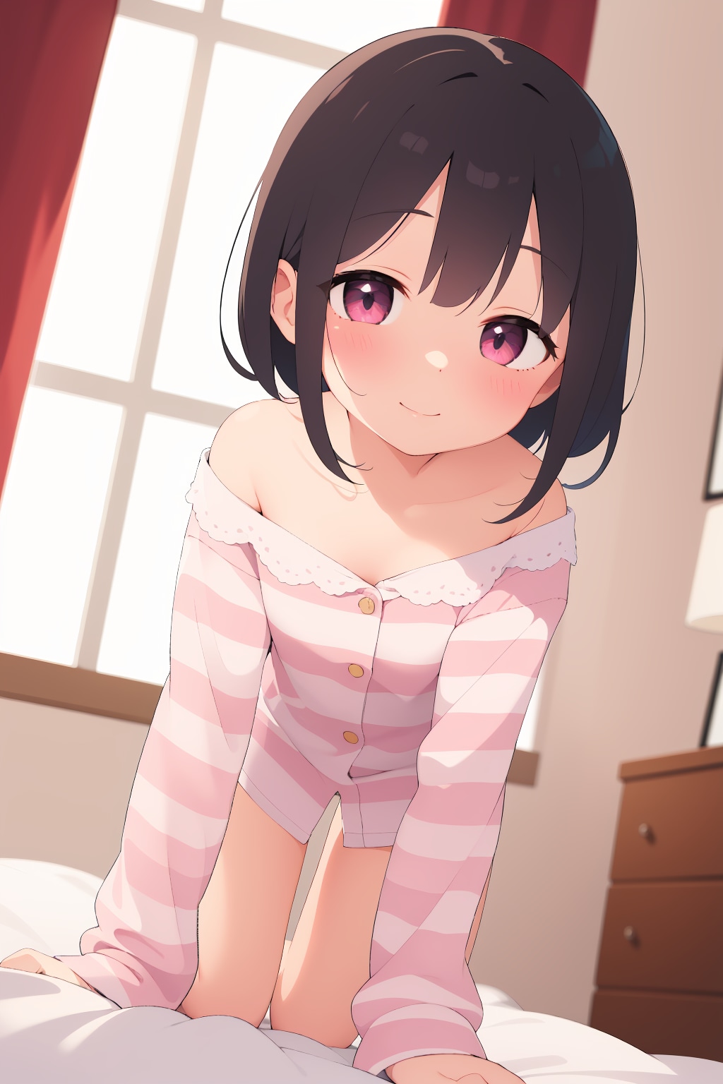 朝だよ