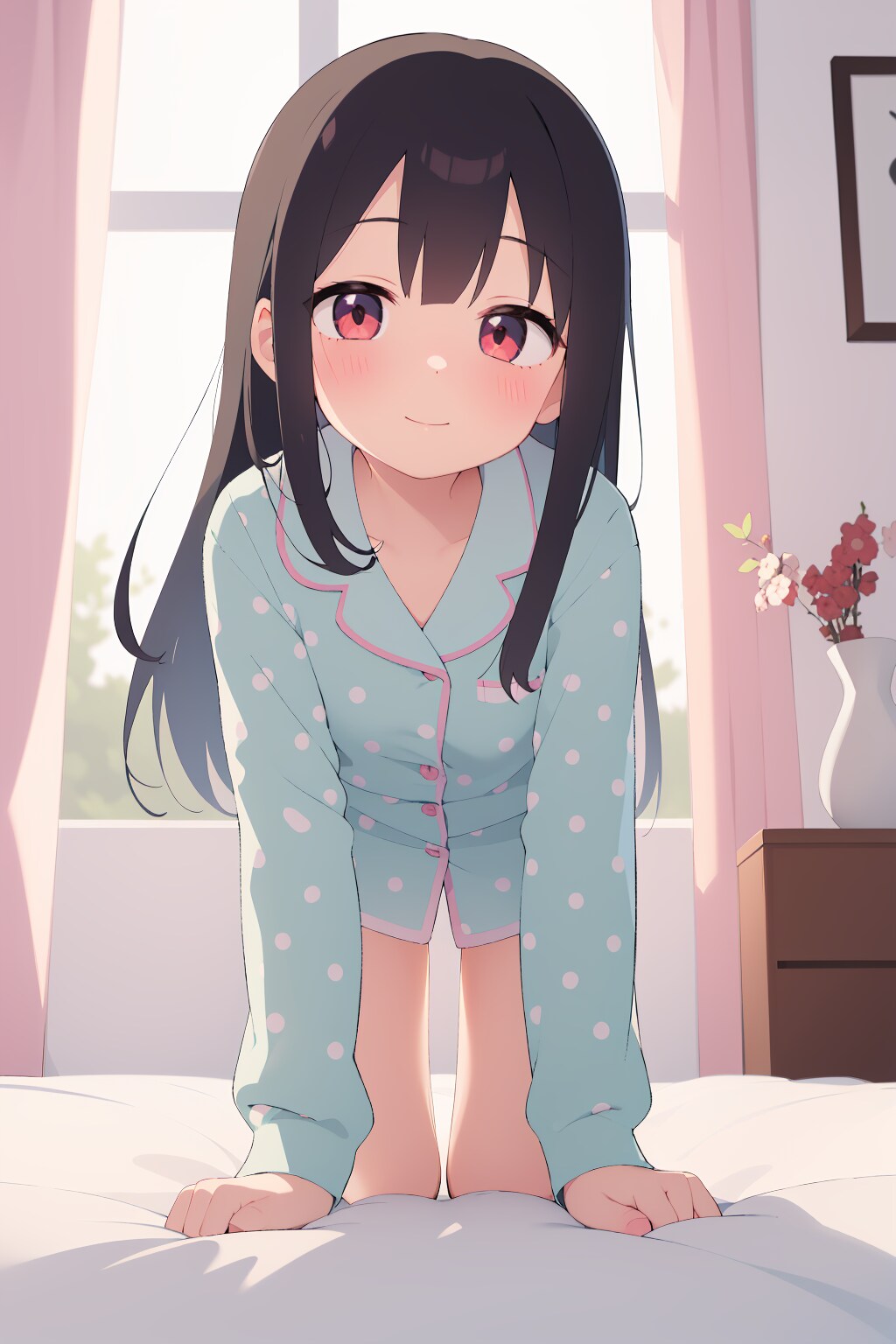 朝だよ