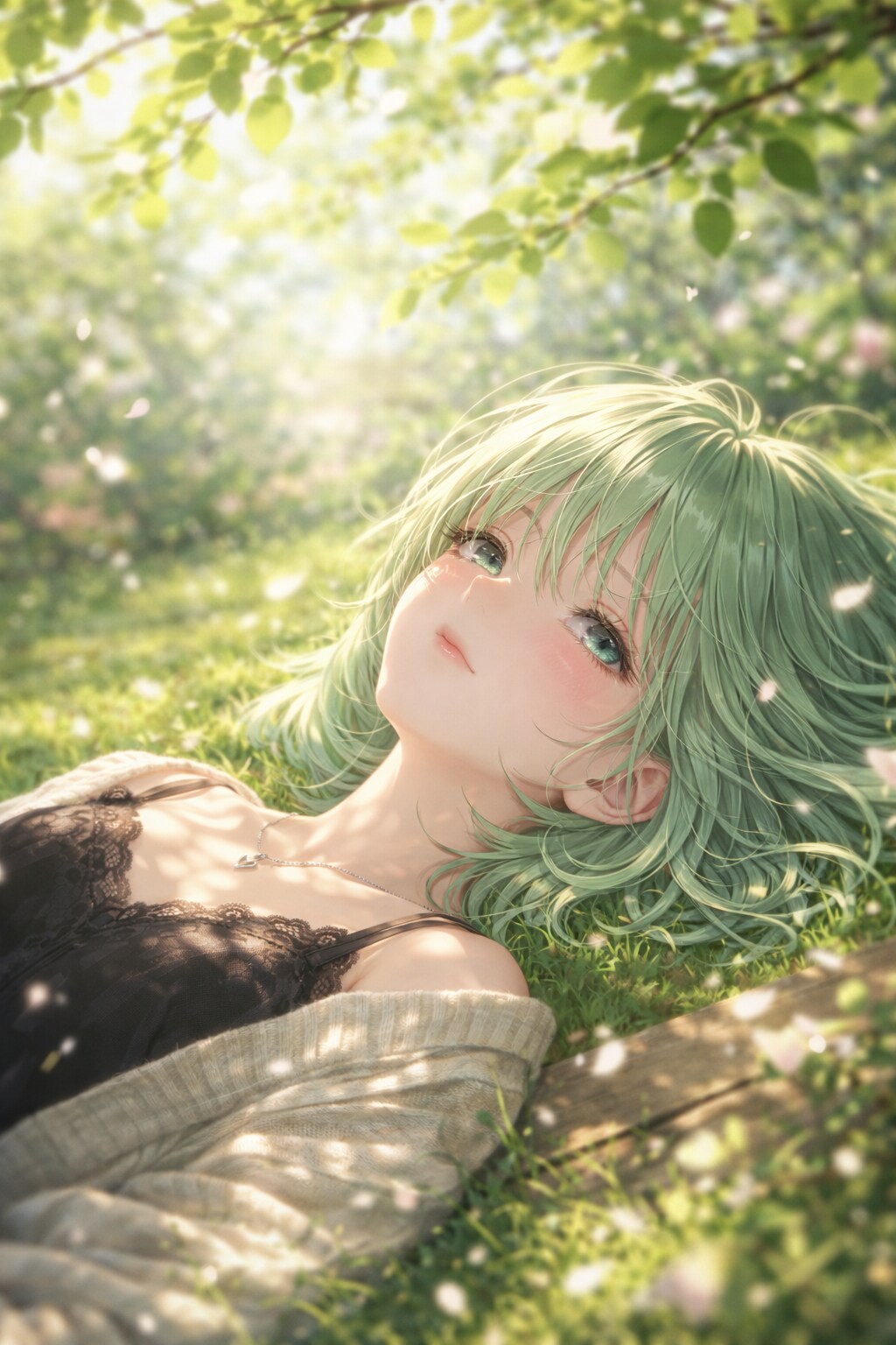 春の木漏れ日