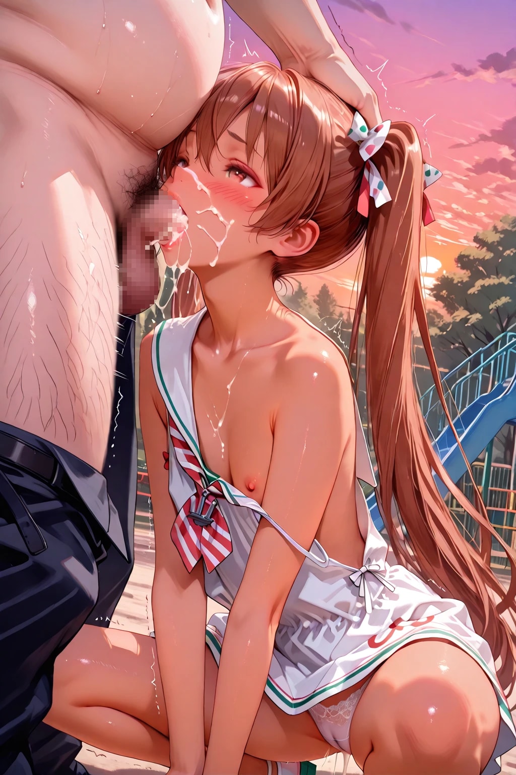 知らないおじさんに公園であそぼって言われて・・・