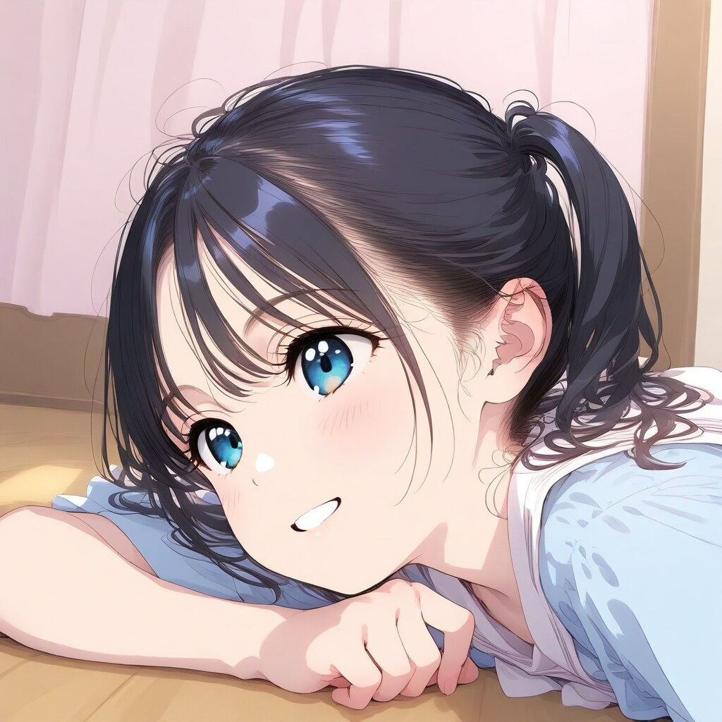 寝そべりガール