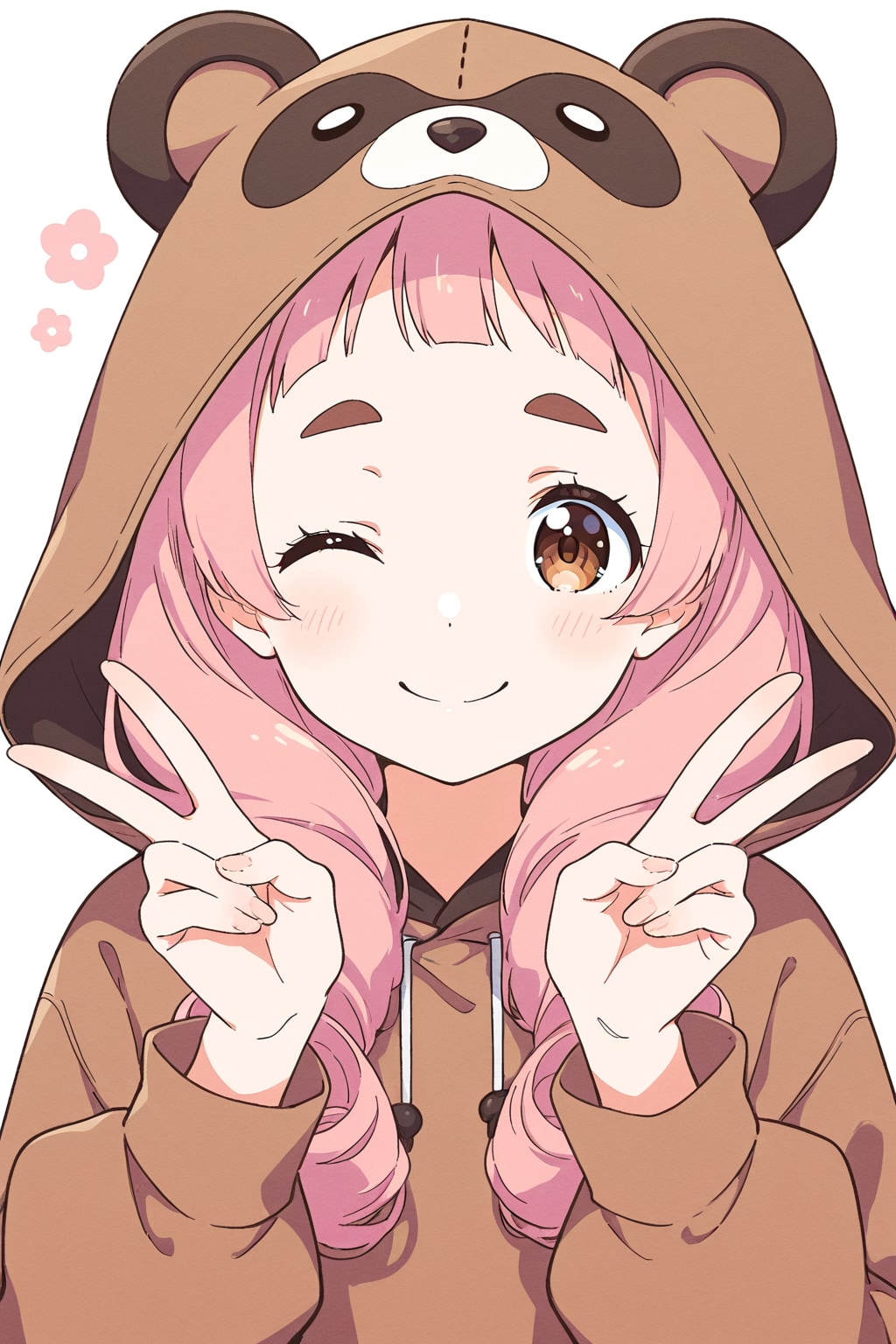 たぬきの被り物 | の人気AIイラスト・グラビア