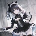gthic cat maid 4枚目