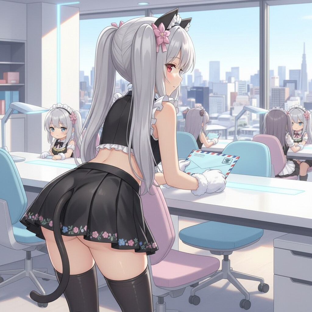 銀ツイにゃん。2月18日 #エアメールの日