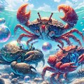 岩壁🦀、メタリック🦀、石🦀 2枚目