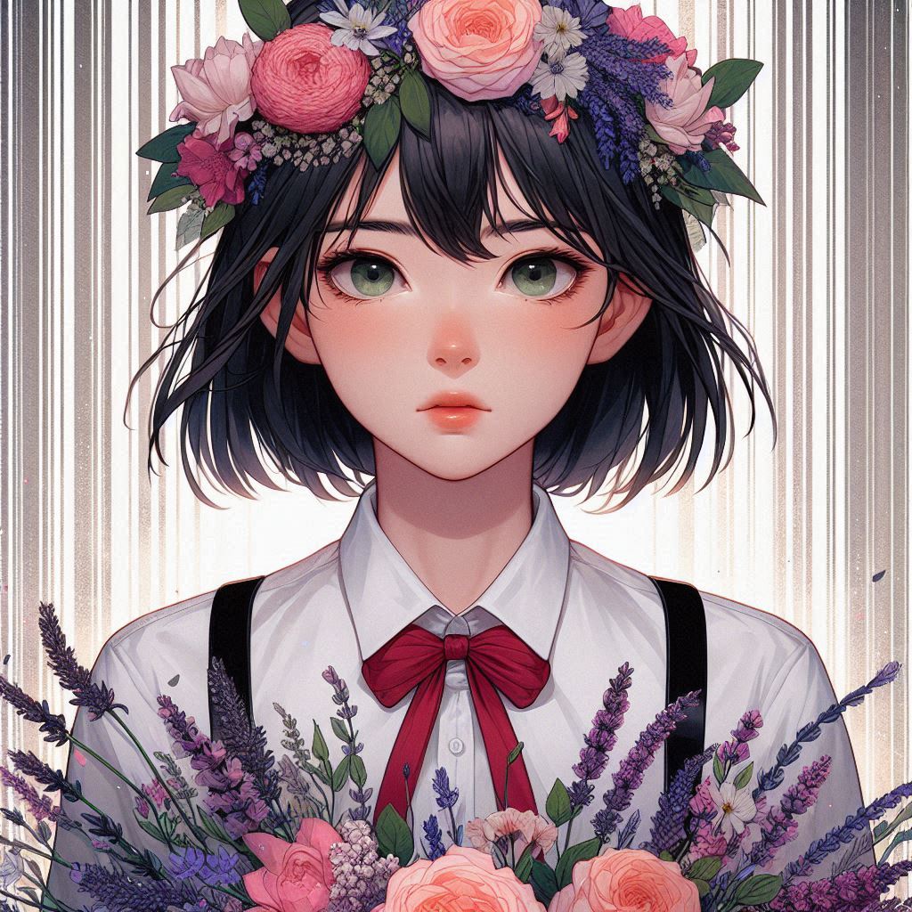 ０ラベンダーのプレゼント | の人気AIイラスト・グラビア