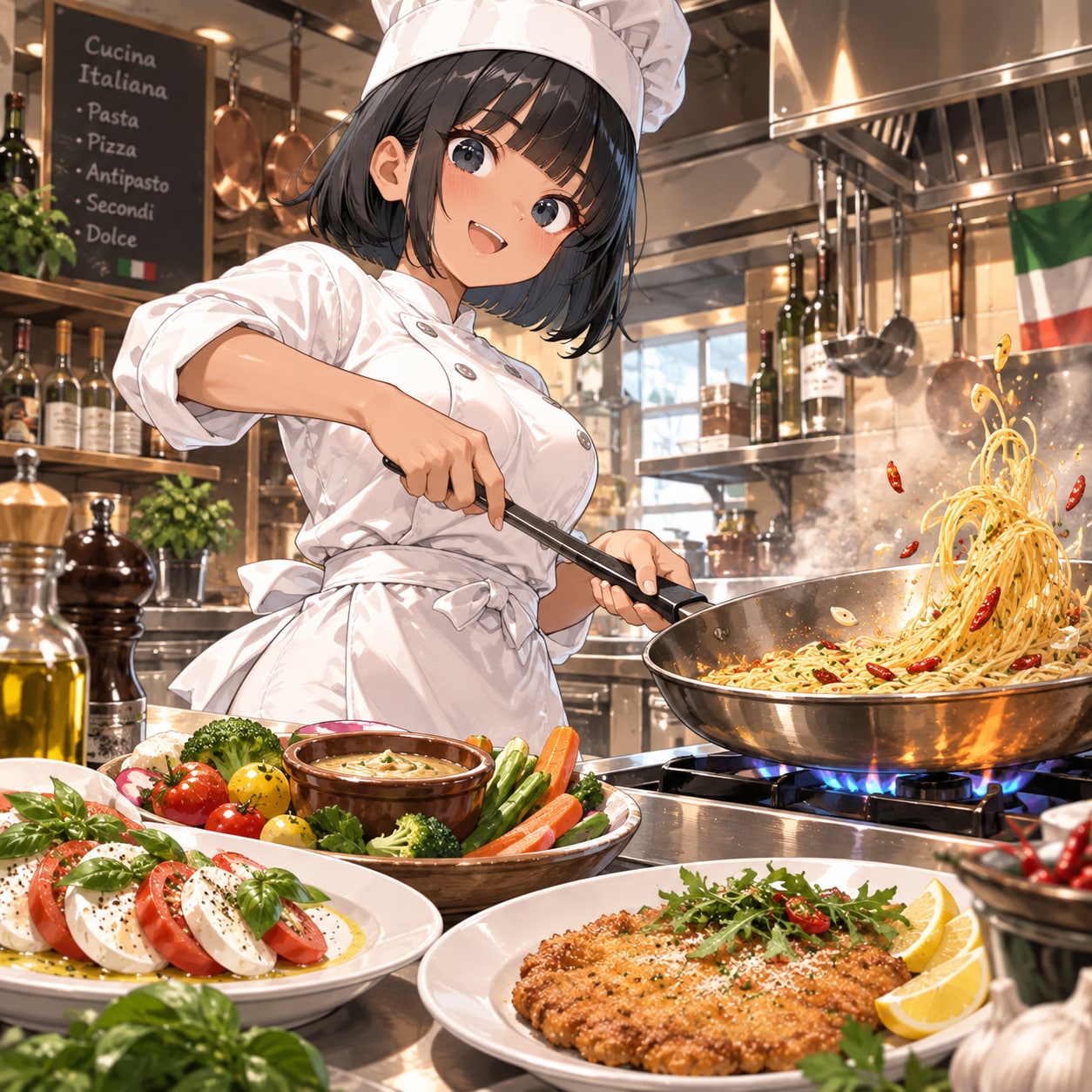 イタリア料理の日 | の人気AIイラスト・グラビア