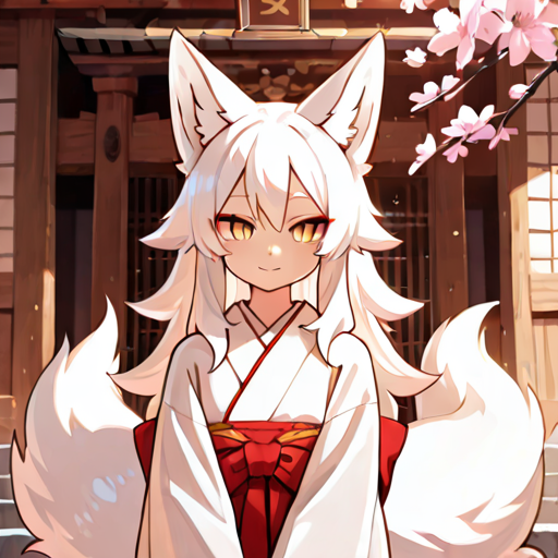 怪しい白狐さん