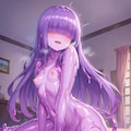桃紫スライムの素股尻コキ 11枚目