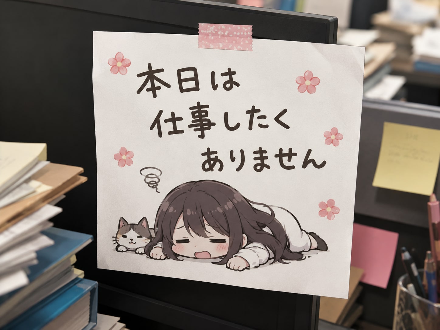 本日は仕事したくありません